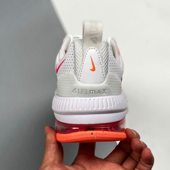 Nike Air Max Genome Bright Mango Hyper Pink Leather Sneaker Womens Size 7 NEW - Picture 10 of 11